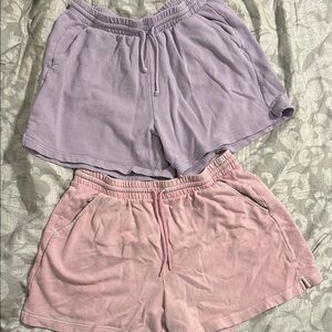 Lavender and Pink Casual Old Navy Shorts Set
